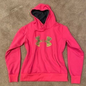 Under Armour Pink Hoodie Sweatshirt